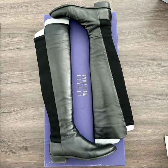 Stuart Weitzman 5050 Over-the-Knee leather boots - Picture 5 of 8